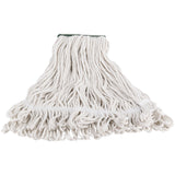 312376556 1.25 in. Headband Large White Cotton Looped String Mop (2-Pack)